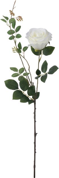 Ruusu tekokasvi Korkeus 56 cm Valkoinen | Plantagen